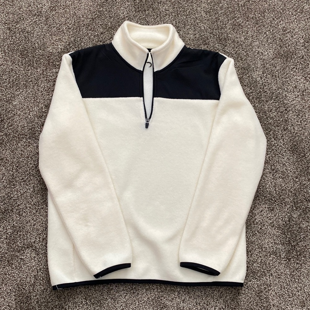 Zyia Fleece - White and Black 1/2 zip. Worn once. Smoke free, pet friendly home